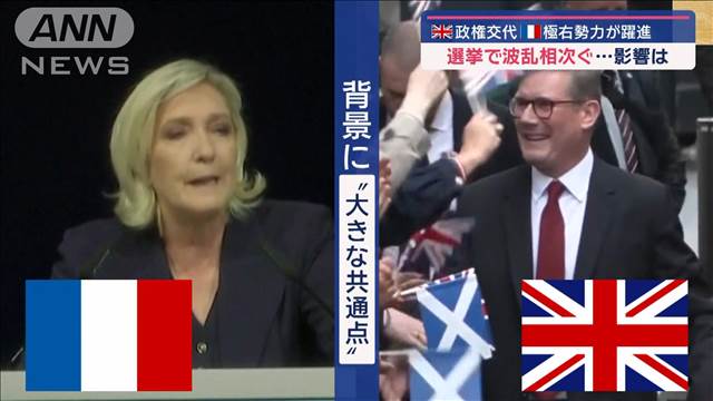 仏で極右躍進・英は政権交代…欧州などで選挙波乱相次ぐ　日本への影響は