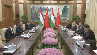 中国　習近平国家主席がハンガリー首相と会談　ウクライナ情勢めぐり意見交換