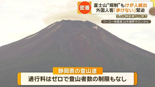 【密着】新たな規制、富士山どう変わった？巡回指導員のパトロール同行で見えたのは