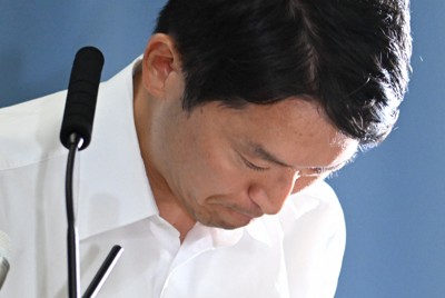 続投表明の兵庫県知事「百条委調査に対応が私の責任」　パワハラ疑惑