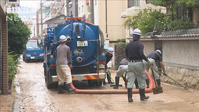 愛媛・松山市 3人死亡の土砂崩れ　復旧作業続く