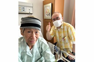 【急性すい炎】治療中・串田アキラさん　【キン肉マン】作者・ゆでたまご「中井義則 先生がお見舞いに来てくださいました！」「#友情パワー」