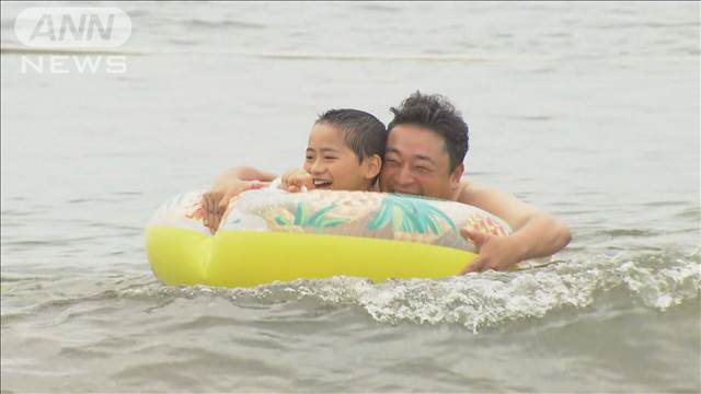 仙台市の海水浴場　震災から14年ぶりに海開き