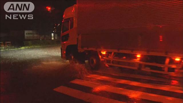 梅雨前線活発化　静岡・掛川市に緊急安全確保