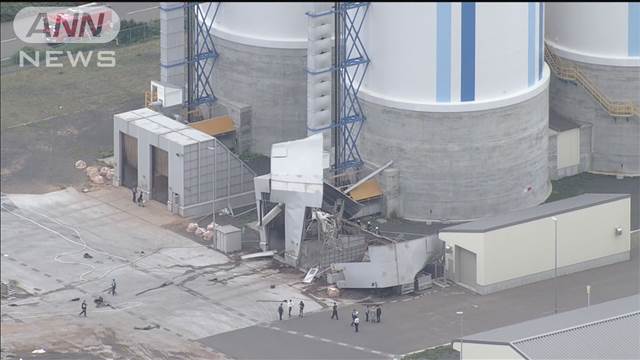 【速報】バイオマス発電所で爆発　50代男性やけど　北海道・石狩市