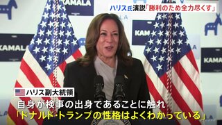 検事出身のハリス氏「ドナルド・トランプの性格はわかっている」“元検事VS重罪犯”の構図で選挙戦進める構え