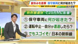 新幹線が動かない！もし自分の身に起きたら…　でも「遅延時間」は年間平均12秒！？やっぱりスゴい日本の新幹線