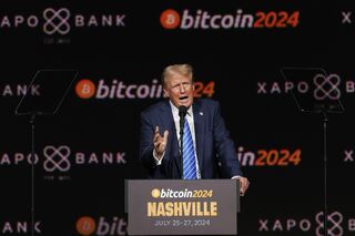 ビットコイン、６週間ぶり高値－トランプ氏の暗号資産支持発言を好感