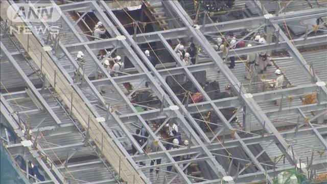 【速報】東京・麹町の工事現場で鉄骨落下　20代作業員に直撃…心肺停止の状態で搬送