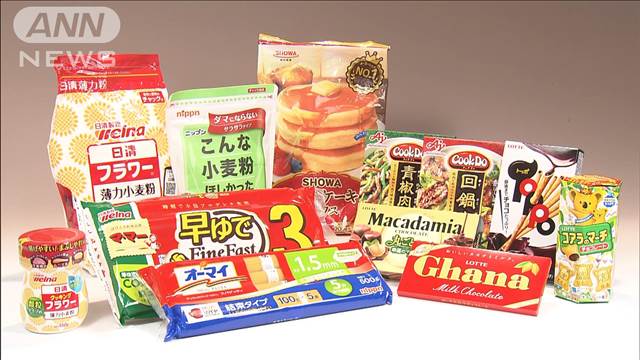 8月の値上げは小麦製品など642品目　値上げ率は今年最低に