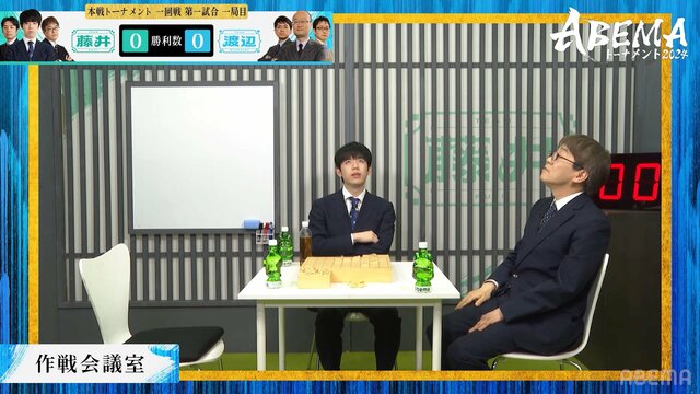 視線の先に何が…？藤井聡太竜王・名人＆羽生善治九段、空中見つめて宇宙と交信！？ファンは混乱「御雲上の間」／将棋・ABEMAトーナメント2024