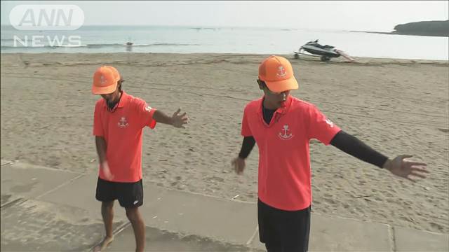 宮崎で地震対策 海水浴場で避難訓練