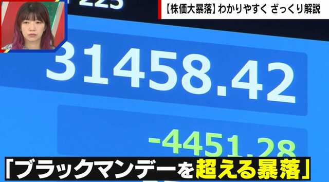 最大の理由は「恐怖」！？ブラックマンデー超えの株価大暴落…まだ終わってない？経済評論家がざっくり解説