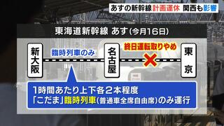 【台風７号の影響】東海道新幹線があす計画運休…きょうは「のぞみ」臨時列車を計８本増発