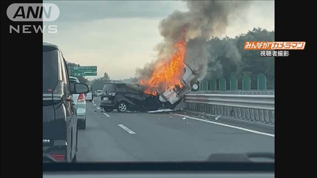 東北自動車道で車同士が正面衝突　運転手2人死亡、子ども2人けが