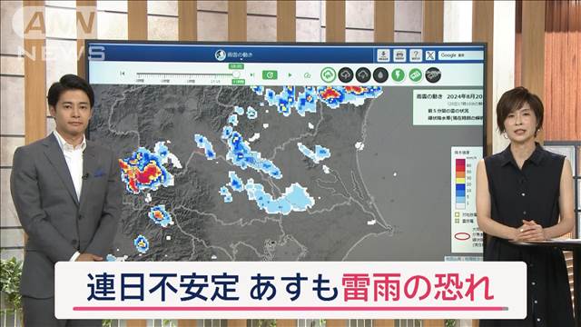 【全国の天気】雷雨注意！あす全国で不安定　8月台風ラッシュ、夏休み終盤どうなる？