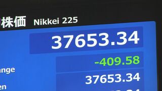 日経平均株価、寄り付きは400円超↓　円高の進行や米ナスダック下落を受け