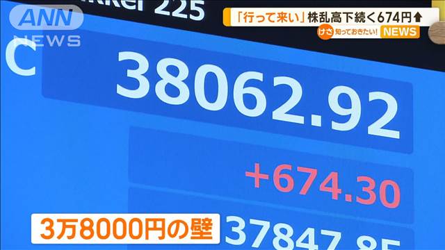 日経平均株価、3万8000円の壁　今後の注目はFRB議長・日銀総裁発言　専門家が分析