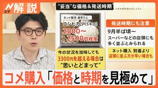 “米不足”はいつまで？今年の新米が店頭に　ネットでの購入は「価格と時期を見極めて」【Ｎスタ解説】