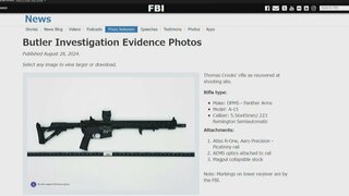 FBI　トランプ氏暗殺未遂事件で使われたライフル銃などの写真を公開