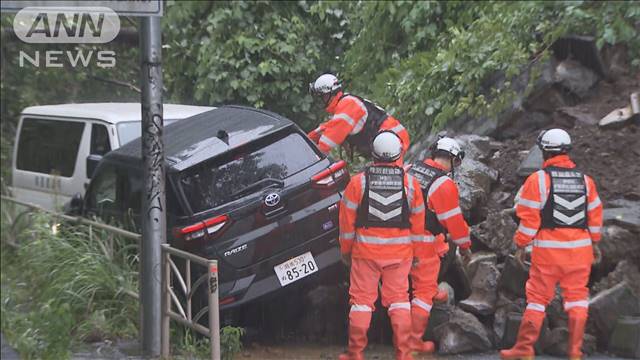 【台風10号】国道246号トンネルで土砂崩れ 秦野市で雨量400mm超え　神奈川