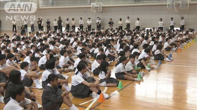 「給食が楽しみ！」能登地震で被災した小学校　仮設の新校舎で合同始業式　輪島市