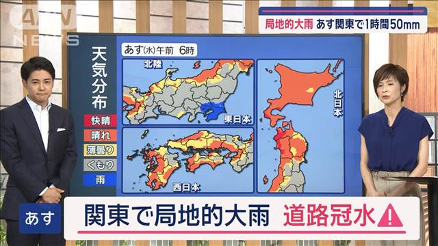 【全国の天気】あす関東で局地的大雨　9月も暑いぞ…猛暑日も 熱中症まだまだ