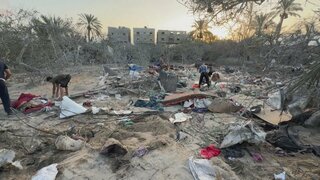 イスラエル軍、ガザ南部“人道エリア”を空爆　少なくとも19人が死亡