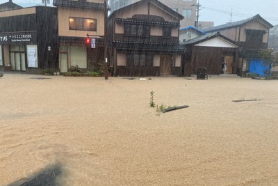 石川県内12河川で氾濫確認　大雨特別警報で気象庁、国交省が会見