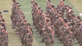 中国　学校での軍事訓練のレベル向上など規定 「改正国防教育法」きょう施行