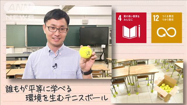 【SDGs】 誰もが平等に学べる環境を生むテニスボール