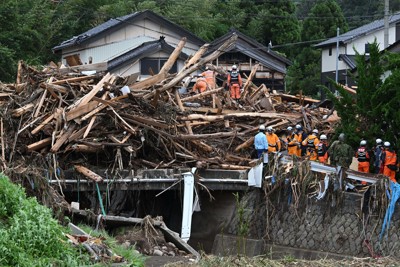 能登の豪雨、安否不明者5人に　前回発表より3人減る