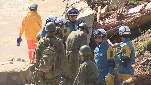 土砂崩れなどで道路寸断 「孤立集落」では断水続く