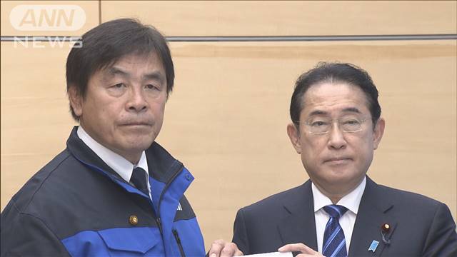 能登豪雨「激甚災害」へ直訴　石川・馳知事が岸田総理と面会