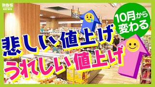 【また値上げ...】食品だけじゃない『郵便料金』や『先発医薬品』も　一方で児童手当が"高校生"も対象に！支給額大幅アップの家庭も？【１０月からのお金の話】