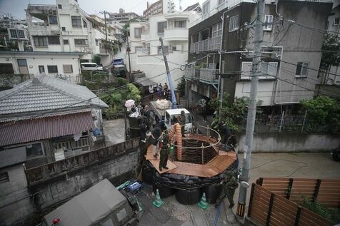 那覇市首里の不発弾処理が終了　住民避難や交通規制も解除