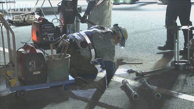 羽田空港衝突事故を受け　滑走路誤進入防止の工事