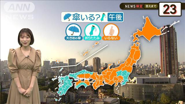 日中は半袖OK　一日の気温差に注意　【2分間の天気予報】