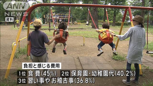 子育て費用が大幅上昇　物価高の影響で月平均4万1320円　明治安田生命調査