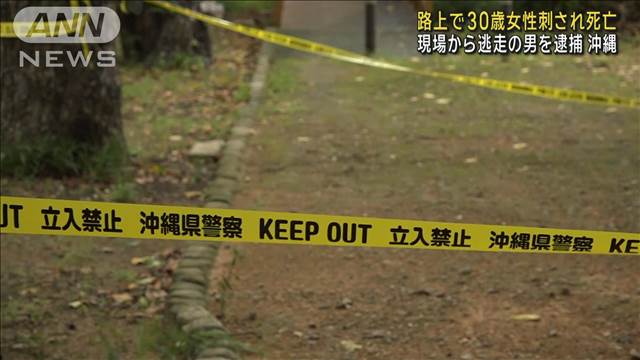 路上で30歳女性刺され死亡 逃走の44歳男逮捕 　沖縄・石垣市