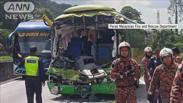 【独自】日本人死亡のバス事故 現場にブレーキ痕なし　マレーシア