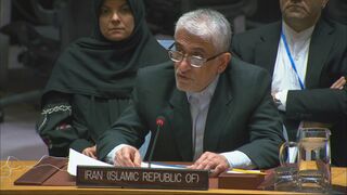 安保理緊急会合　イラン国連大使が米国を非難