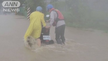 台風21号　台湾で1人死亡73人けが　学校や役所は終日休み