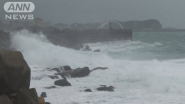 台風21号　31日午後にも台湾に上陸へ　学校や公的機関は休み