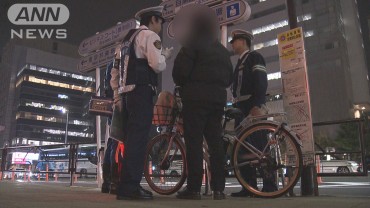 自転車“罰則強化”歌舞伎町でモペット取り締まり