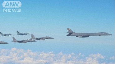 日米韓合同軍事演習　北朝鮮の弾道ミサイル発射受け