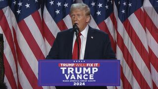 【速報】トランプ氏が演説で“勝利宣言”　アメリカ大統領選挙