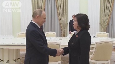 北朝鮮メディアがチェ外相とロシア・プーチン大統領の会談を初めて報道