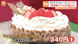 クリスマスの主役が“ピンチ”に　卵もいちごも…“異変”が直撃