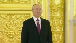 ロシア・プーチン大統領 北朝鮮との包括的戦略パートナーシップ条約の批准文書に署名